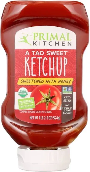 Primal Kitchen A Tad Sweet Ketchup with Honey