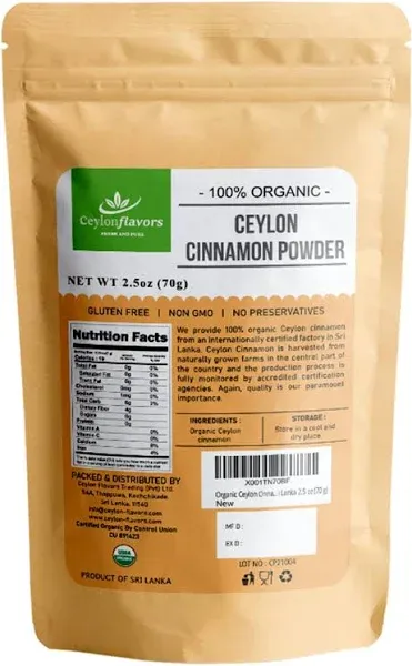 Organic Ceylon Cinnamon Powder