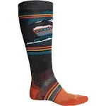 Smartwool Snowboard Targeted Cushion Piste Machine OTC Socks - Black