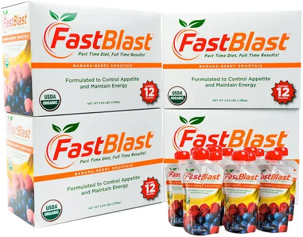 FastBlast Smoothie Four Boxes