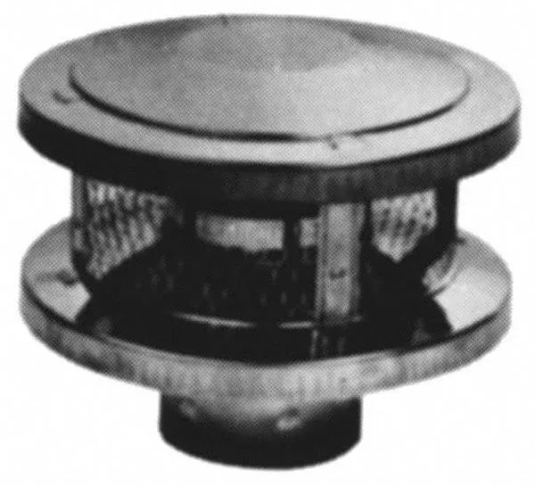 American Metal 6HS-RCS 6 In. Round Vent Cap - 3Wall