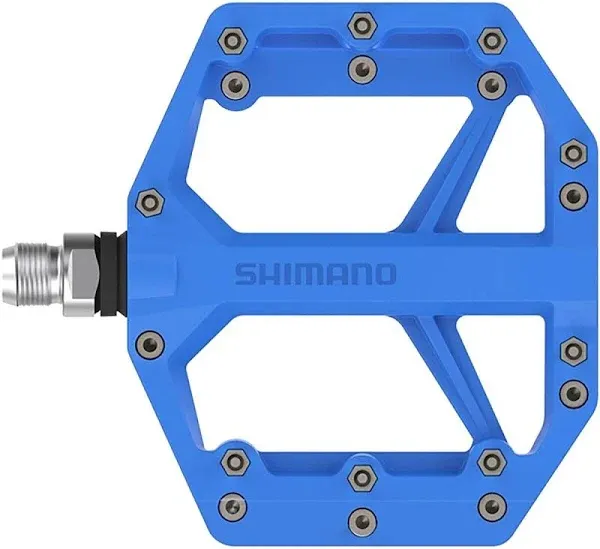 Shimano Deore PD-GR400 Flat Pedals Trail Off Road Riding Blue or Red New In Box