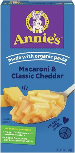 Annie's Macaroni & Cheese Classic Mild Cheddar