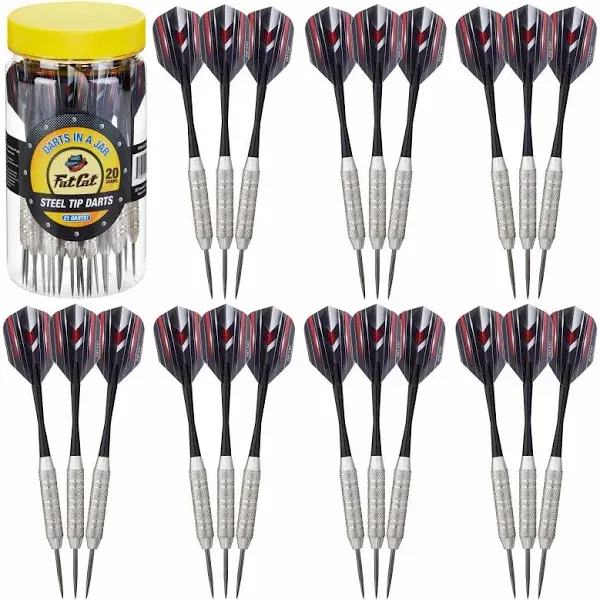 Fat Cat Darts in a Jar Steel Tip - 20gms