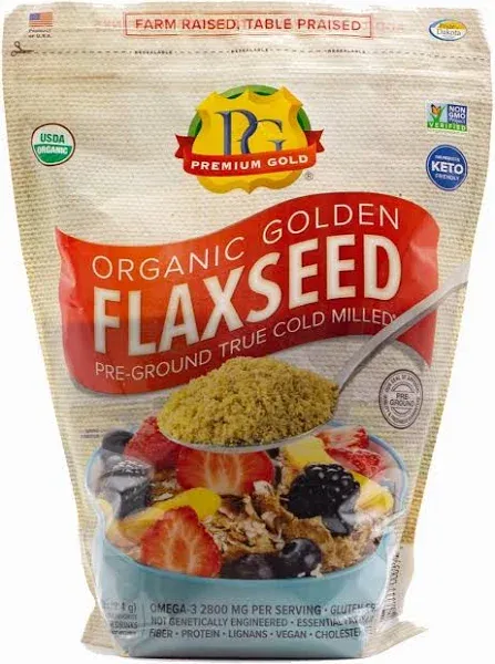 Organic Ground Flax 4 lb Bag