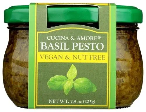 Cucina & Amore Basil Alla Genovese Pesto, 7.9 oz (Pack of 6)