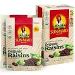 2 lbs Sun Maid Organic California Raisins Resealable Bag New