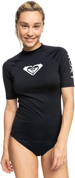 Roxy Women's Whole Hearted Short Sleeve Rashguard