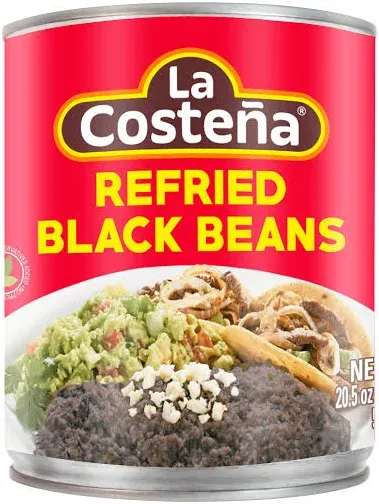 La Costeña Refried Black Beans