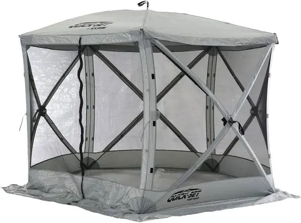 CLAM Quick-Set Venture 9 x 9 Foot Portable Pop-Up Outdoor Camping Gazebo Scre...