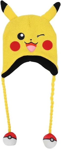 Pokemon Ski Beanie Yellow Laplander Pikachu