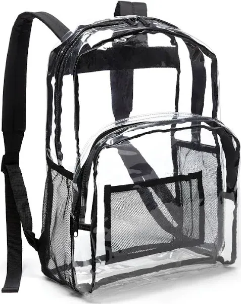 Amazon Basics Stadium Approved Mini Transparent Backpack Bag - Clear