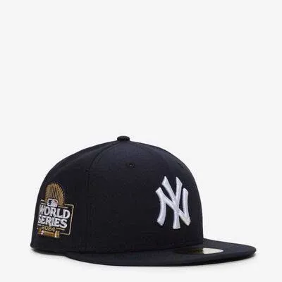 Men's New York Yankees New Era Navy 2024 World Series Side Patch 59FIFTY Fitted Hat