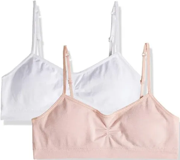 Hanes Girls' 2pk Seamless Bra