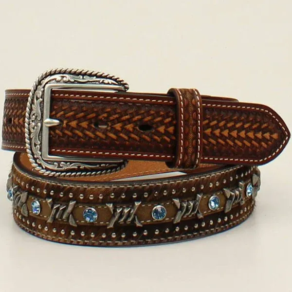 Ariat Men's Calf Hair Western Belt