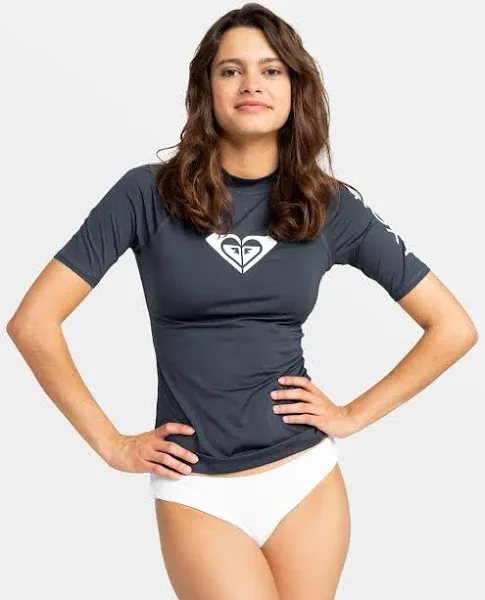 Roxy Women's Whole Hearted Short Sleeve Rashguard