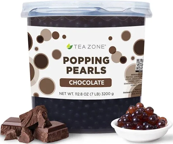 Chocolate Popping Pearls - Jar (7 lbs)