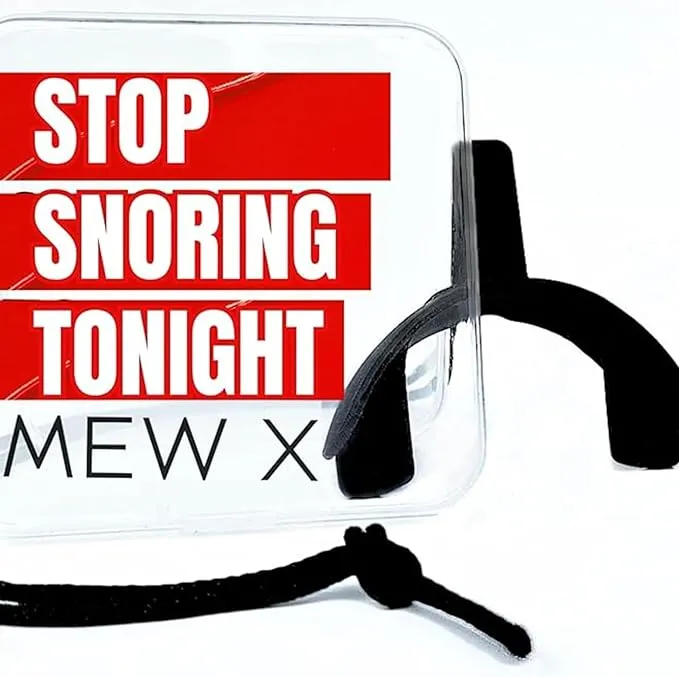 FFX Better Than Mouth Tape for Sleeping Mew X -The Ultimate Anti-Snoring Device & Snore Stopper/Put Face Tape & Nasal Strips for Snoring in The Bin