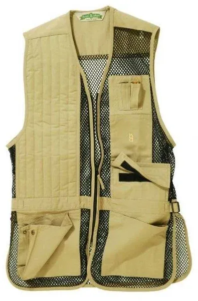 Bob Allen Full Mesh Shooting Vest Khaki Medium