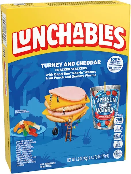 Lunchables Cracker Stackers Turkey & Cheddar