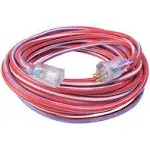 Southwire 12/3 Patriotic Red, White and Blue Extension Cord, 25 ft.