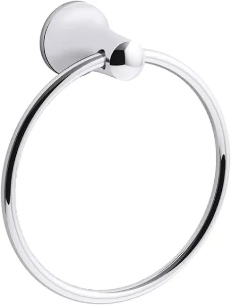 Kohler K-21955 Tempered 6-7/8" Wall Mounted Towel Ring