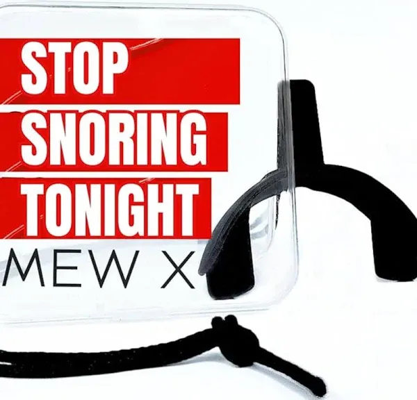 FFX Better Than Mouth Tape for Sleeping Mew X -The Ultimate Anti-Snoring Device & Snore Stopper/Put Face Tape & Nasal Strips for Snoring in The Bin