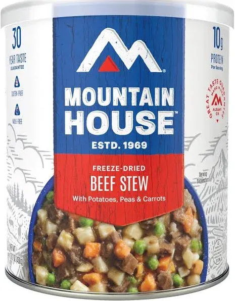 Mountain House Beef Stroganoff EMERGENCY Freeze Dried Food Can 10 Serving 2053