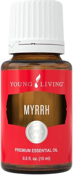 Myrrh Essential Oil 15ml by Young Living Essential Oils - Beautifies, Cleanses, and Moisturizes The Skin, Enhance Yoga, Meditation, and Spiritual, Skin Care