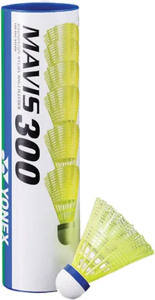 Yonex Mavis 300 / Yellow/ Slow Speed / Nylon Shuttlecocks