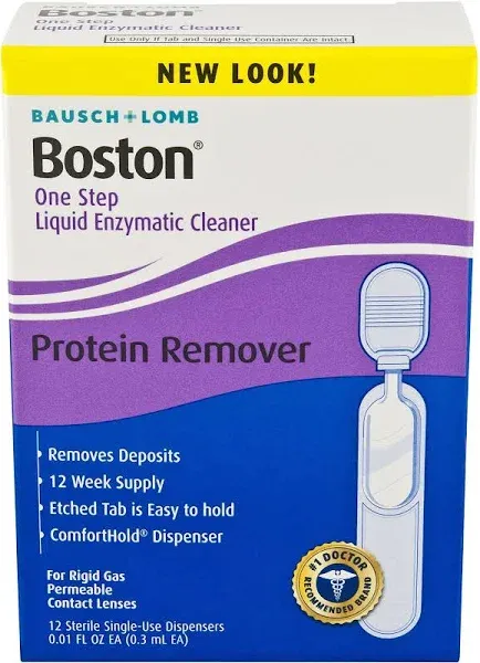 Bausch + Lomb Boston Contact Lenses Solution (0.01 fl oz, 12 ct)