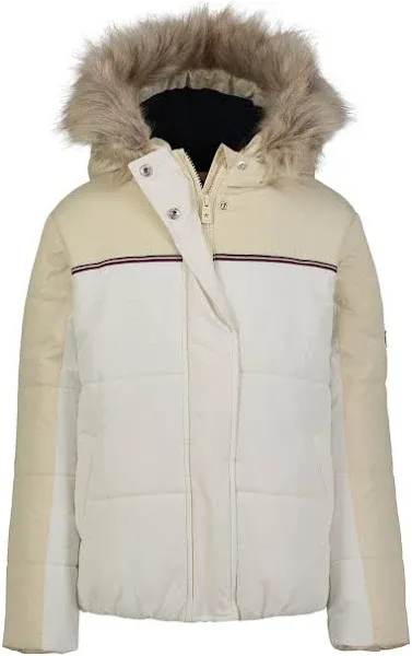 Tommy Hilfiger Girl's Big Kids Expedition Colorblock Puffer