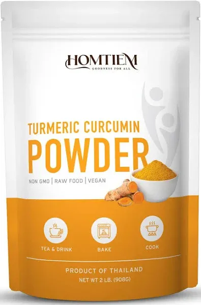 Homtiem Organic Turmeric Root Powder Curcumin Powder