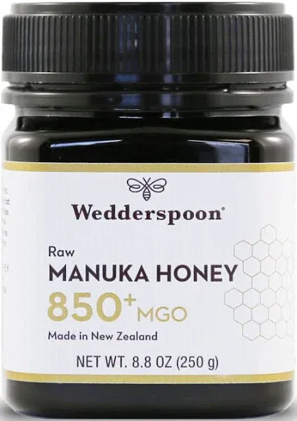 Raw Premium Manuka Honey, Mgo 850, 8.8 Oz, Unpasteurized New Zealand Honey, Trac