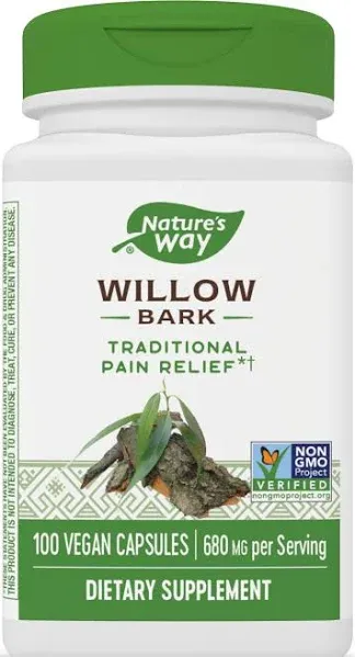 Nature's Way White Willow Bark 100 Capsules