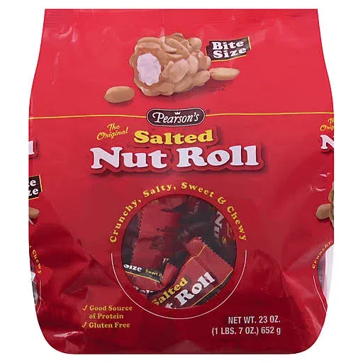 Pearson's Bite Size Salted Nut Rolls: 40-Piece Bag