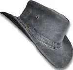 Oztrala Hat Leather Australian Oiled Outback Aussie Western Cowboy Men Women Bushman HL31