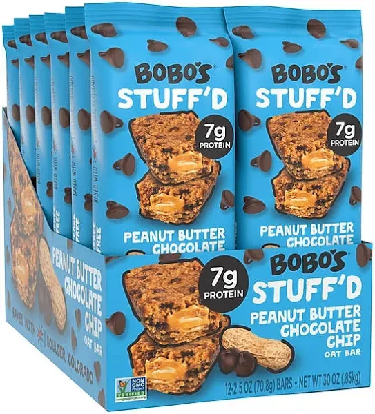 Bobo's Stuff'd Peanut Butter and Chocolate Chip Oat Bar