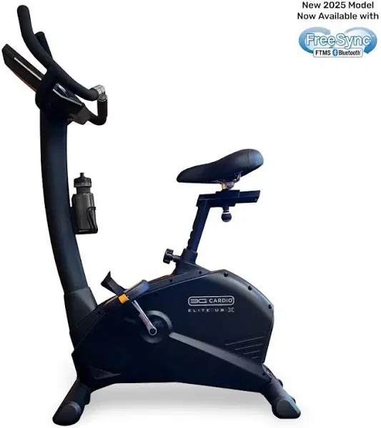 3G Cardio Elite UB Upright Bike Gray/Silver