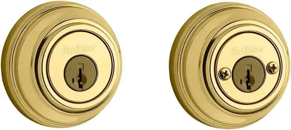 Kwikset 985-11P-SMT-6AL-STRKP-K3 985 Double Cylinder Deadbolt Venetian Bronze