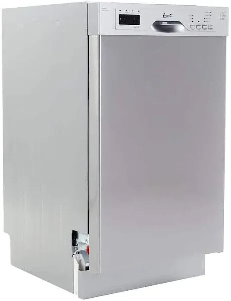 Avanti DWF18V3S 18" Built in Dishwasher - Stainless Steel