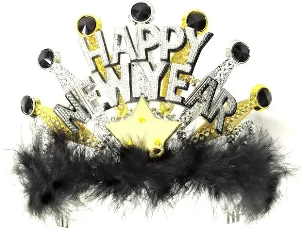 Forum Novelties Women's Happy New Year Tiara