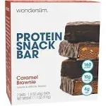 Wonderslim Protein Snack Bar Caramel Brownie Nut (7ct)