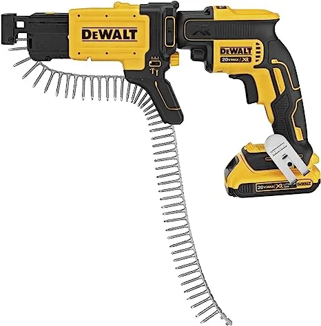 Cargador Rápido Para Tornillos En Cinta DeWalt Dcf6202 Color Amarillo