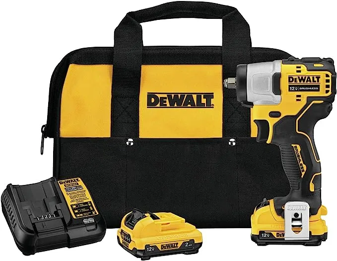 DeWalt DCF902F2 Xtreme 12V Max Brushless 3/8" Cordless Impact Wrench Kit