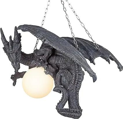 Design Toscano Nights Fury Dragon Lamp