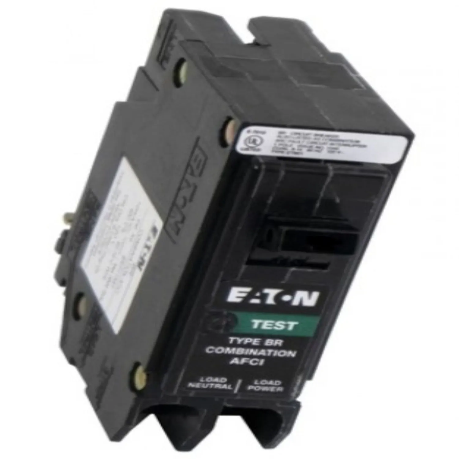 Cutler-Hammer BRP115AF Eaton 15 amps Combination AFCI Single Pole Circuit Breaker, Black 