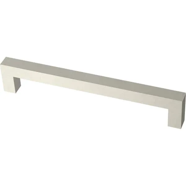 Franklin Brass Simple Modern Square Cabinet Pull, Stainless Steel, 6-5/16 in (160mm) Drawer Handle, 30 Pack, P46647K-SS-B2