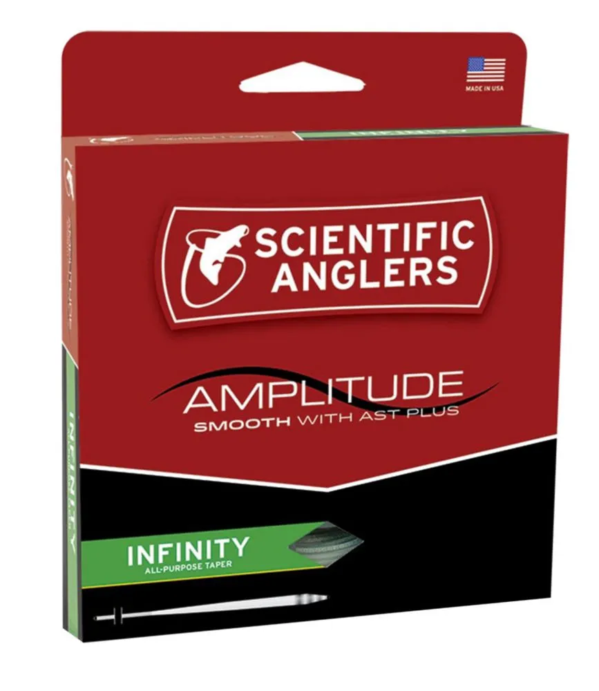 NEW SCIENTIFIC ANGLER AMPLITUDE SMOOTH INFINITY GREEN &amp; BUCKSKIN WF-5-F FLY LINE