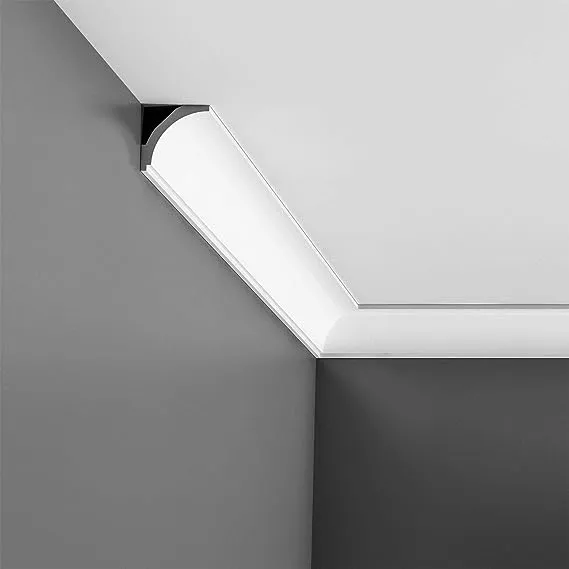 Orac Decor CX109 | High Impact Polystyrene Crown Moulding | Primed White | 2-3/8in Face x 78in Long (9 Pack)